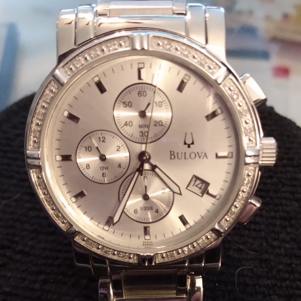 Men's Bulova stainless steel watch